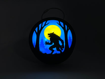 Vârcolac în pădure, Halloween, pentru lampa mini Twilo