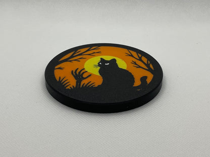 Pisică neagră, Halloween, pentru lampa mini Twilo