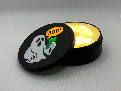 Lampă mini Twilo, cu desene interschimbabile, LED, cu baterii